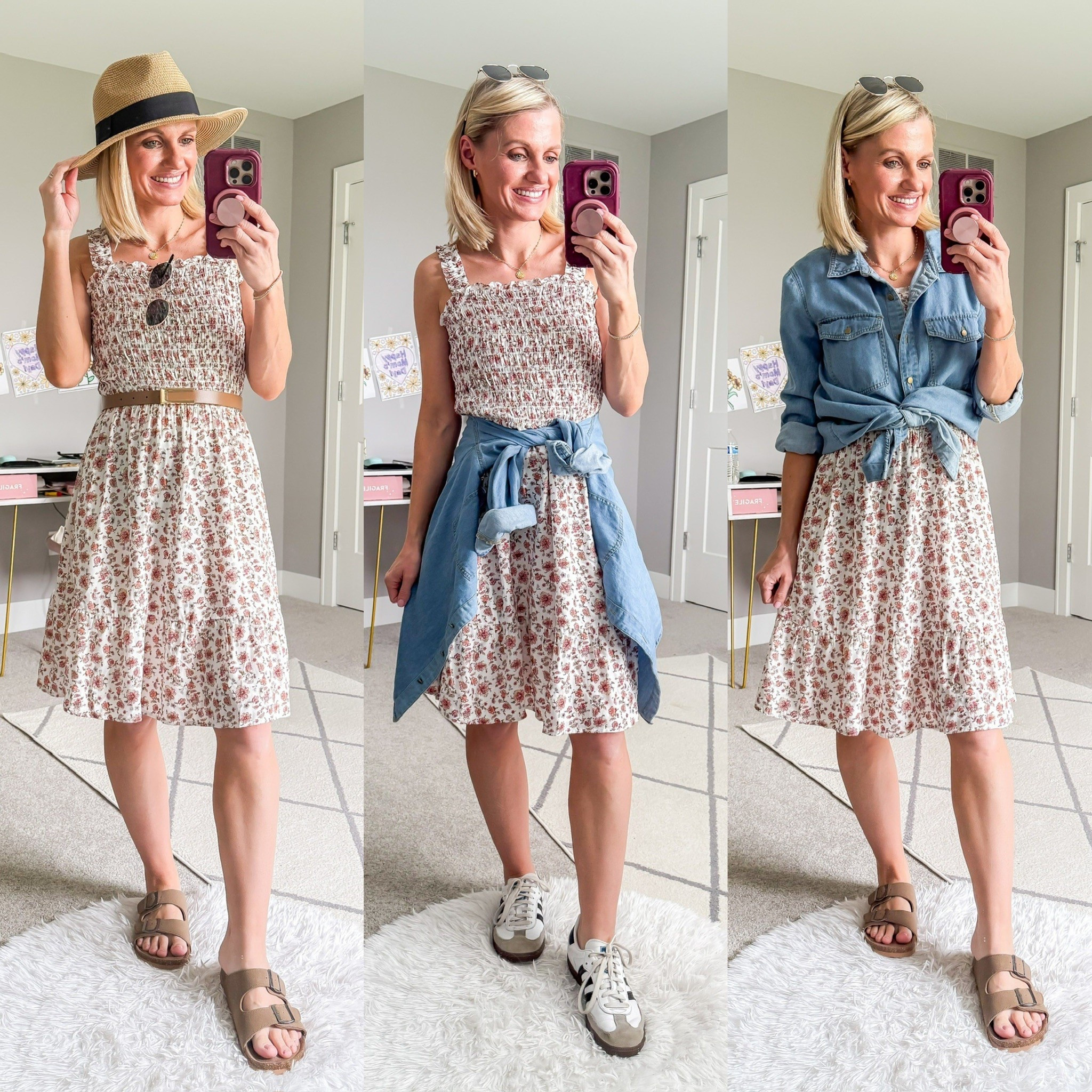 Summer capsule outfit ideas with a sundress! 

#LTKStyleTip #LTKSeasonal #LTKPetite