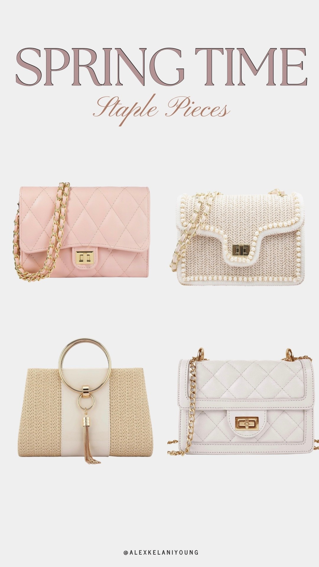 Perfect spring time staple purses! 

#LTKSeasonal #LTKootd #LTKSaleAlert