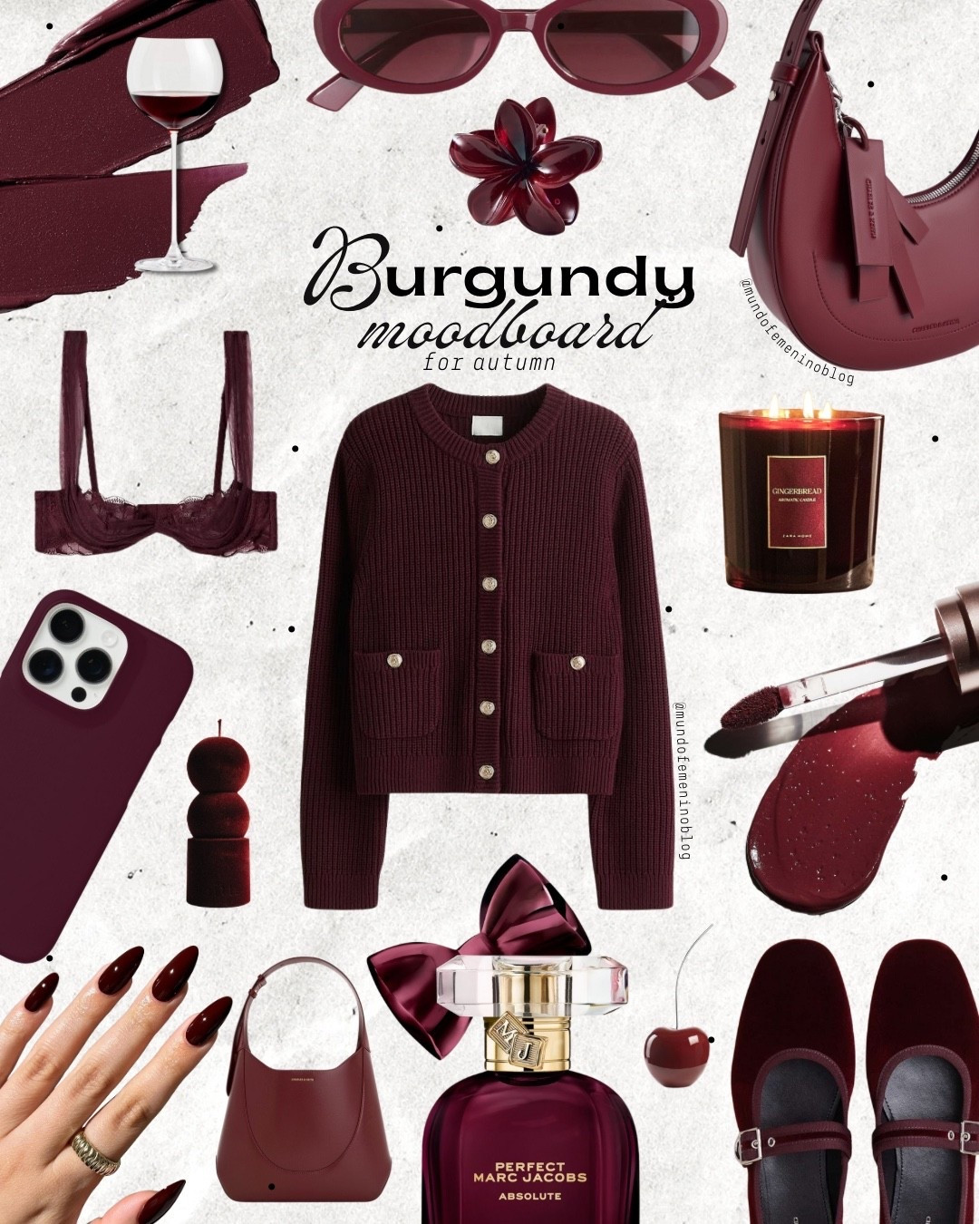 Burgundy moodboard 🍷🍂🤎

#LTKSeasonal #LTKFallSale #LTKBeauty