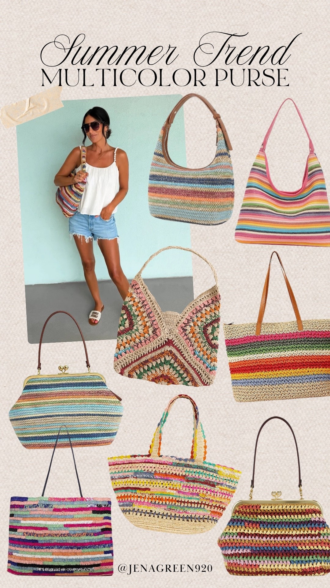 Summer Bag | Multicolor Striped Purse | Vacation Bag

#LTKootd #LTKSeasonal #LTKTravel