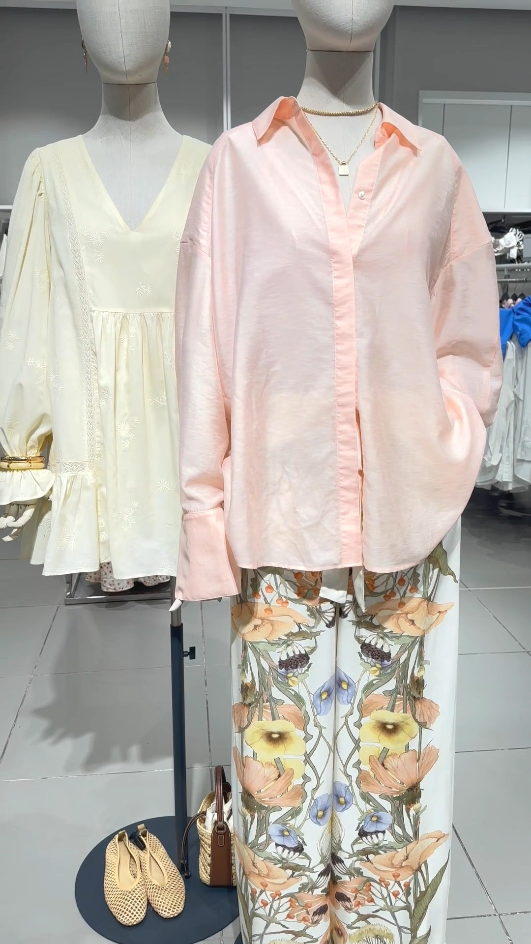 Spring is officially here, and nothing says “fresh season” like soft pastels and delicate floral prints. 🌸 This pale pink button-up shirt is flowy, breathable, and so easy to style. Paired with these dreamy floral trousers, it creates the perfect effortlessly chic spring look. And let’s not forget the feminine embroidered dress—so romantic and ideal for warm days ahead. Shop these beautiful pieces now before they’re gone! ✨ #HMxME #SpringFashion #ChicStyle #PastelAesthetic #FloralLover #LTKSpring

#LTKeurope #LTKspring #LTKmodest