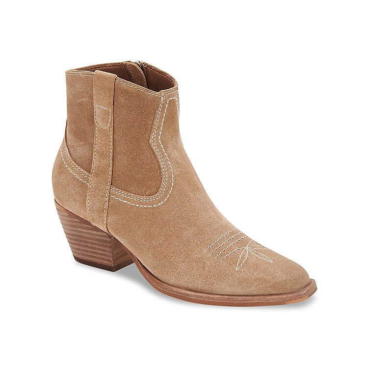 Dolce Vita Silma Western Bootie | Women's | Light Brown | Size 7.5 | Boots | Bootie | Cowboy & Western | DSW