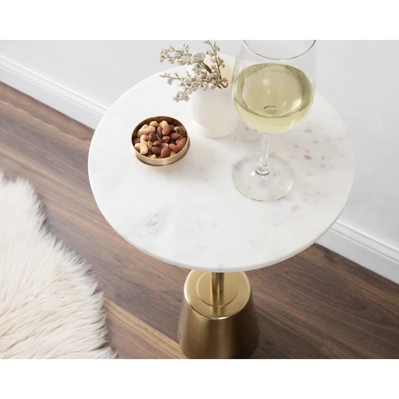 Cemil Marble Top End Table | Wayfair North America