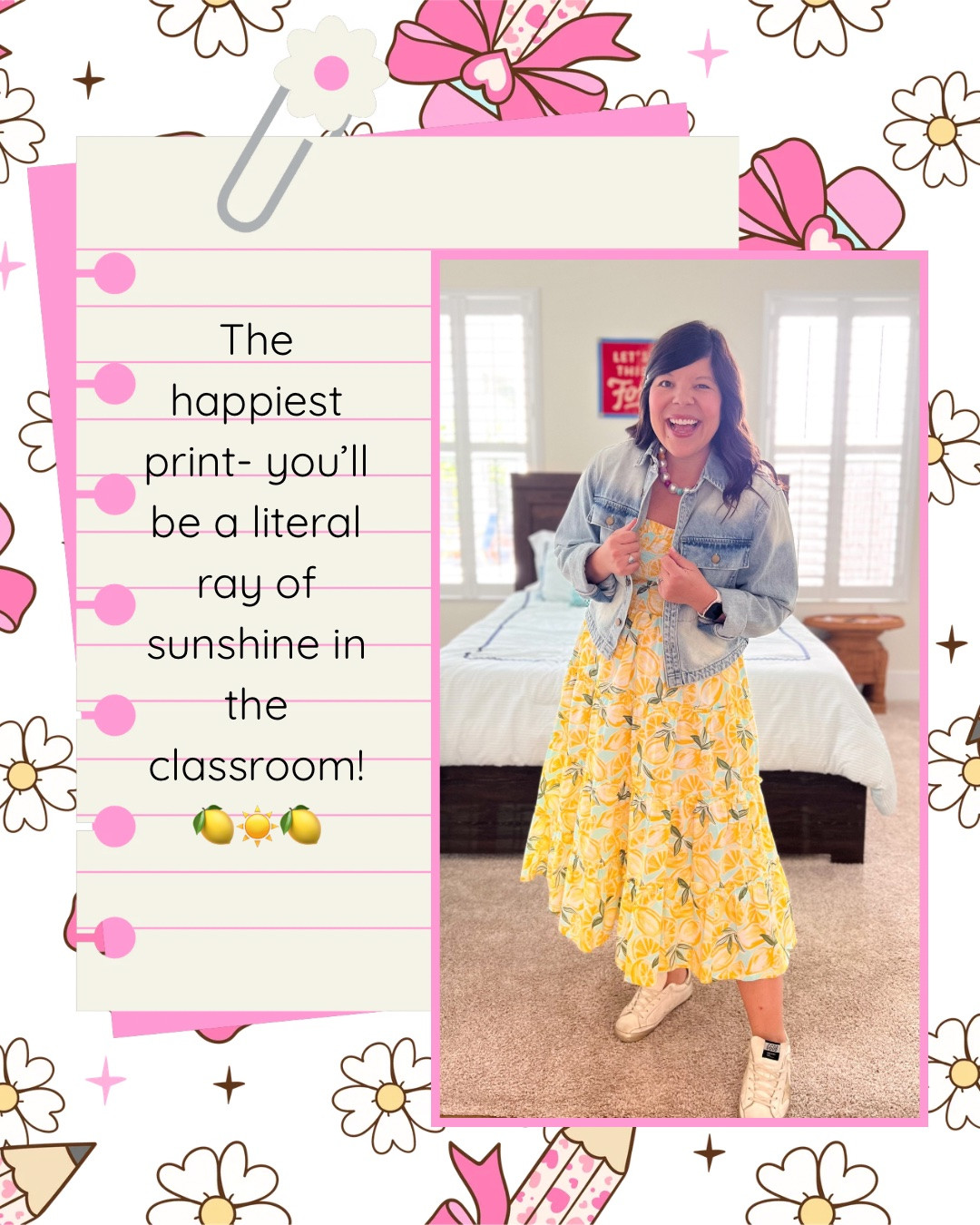 Back to school teacher outfit
Wearing size small

#LTKootd #LTKSeasonal #LTKU
