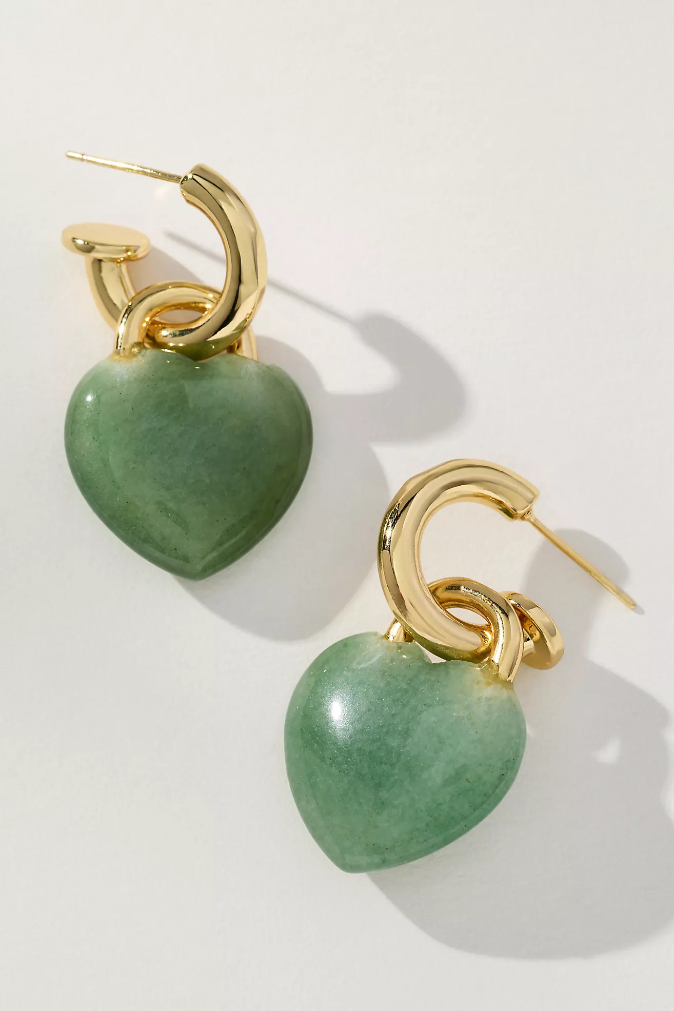 Holst + Lee Heart Locket Earrings | Anthropologie (US)