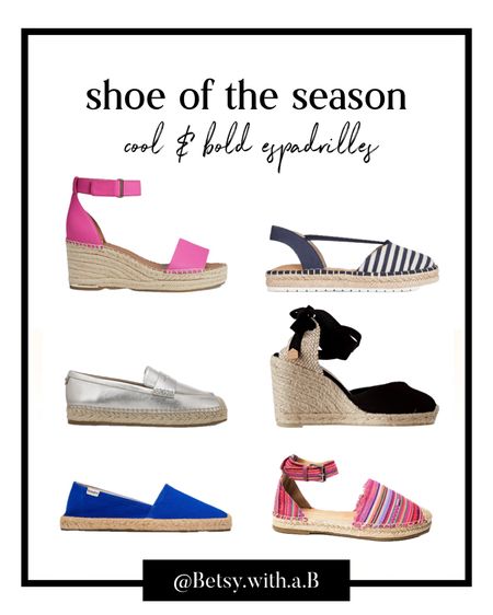 The it shoe of the season: espadrilles in cool & bold colors. Get yours this spring and continue wearing them all summer long. 


#LTKOver40 #LTKSeasonal #LTKShoeCrush