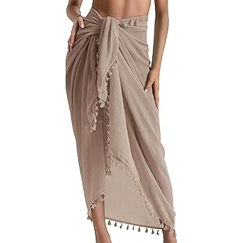 Eicolorte Sarong Cover Up Womens Beach Cover Up Bikini Bathing Suit Swimsuit Swimwear Coverup Sar... | Amazon (US)