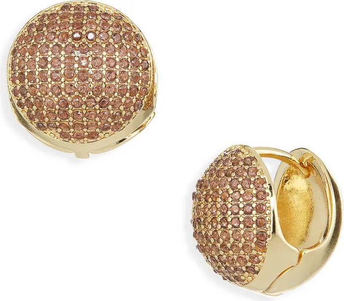 Pavé Orb Huggie Earrings | Nordstrom