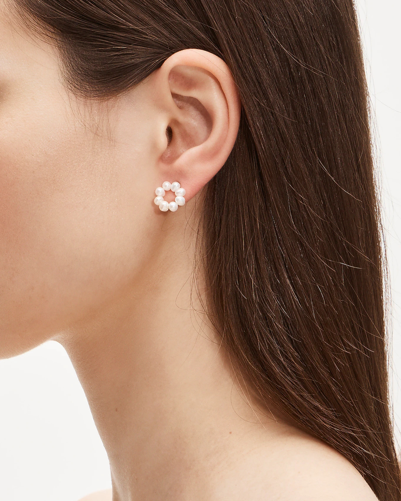 Floral pearl studs | J. Crew US