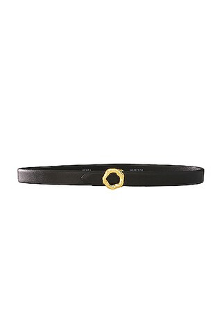 Black & Gold Motif Belt | FWRD 