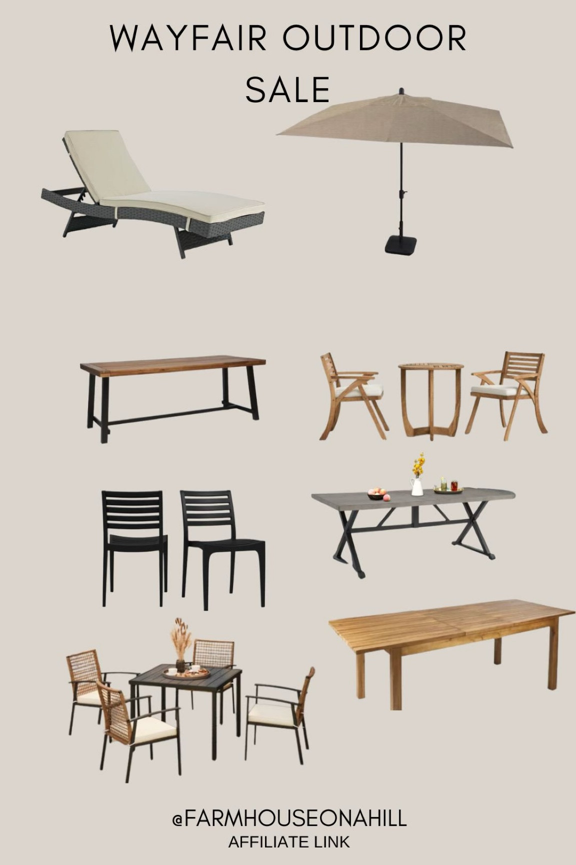 Sharing some favorites from the Wayfair Outdoor Sale! 

#LTKU #LTKhome #LTKSeasonal
