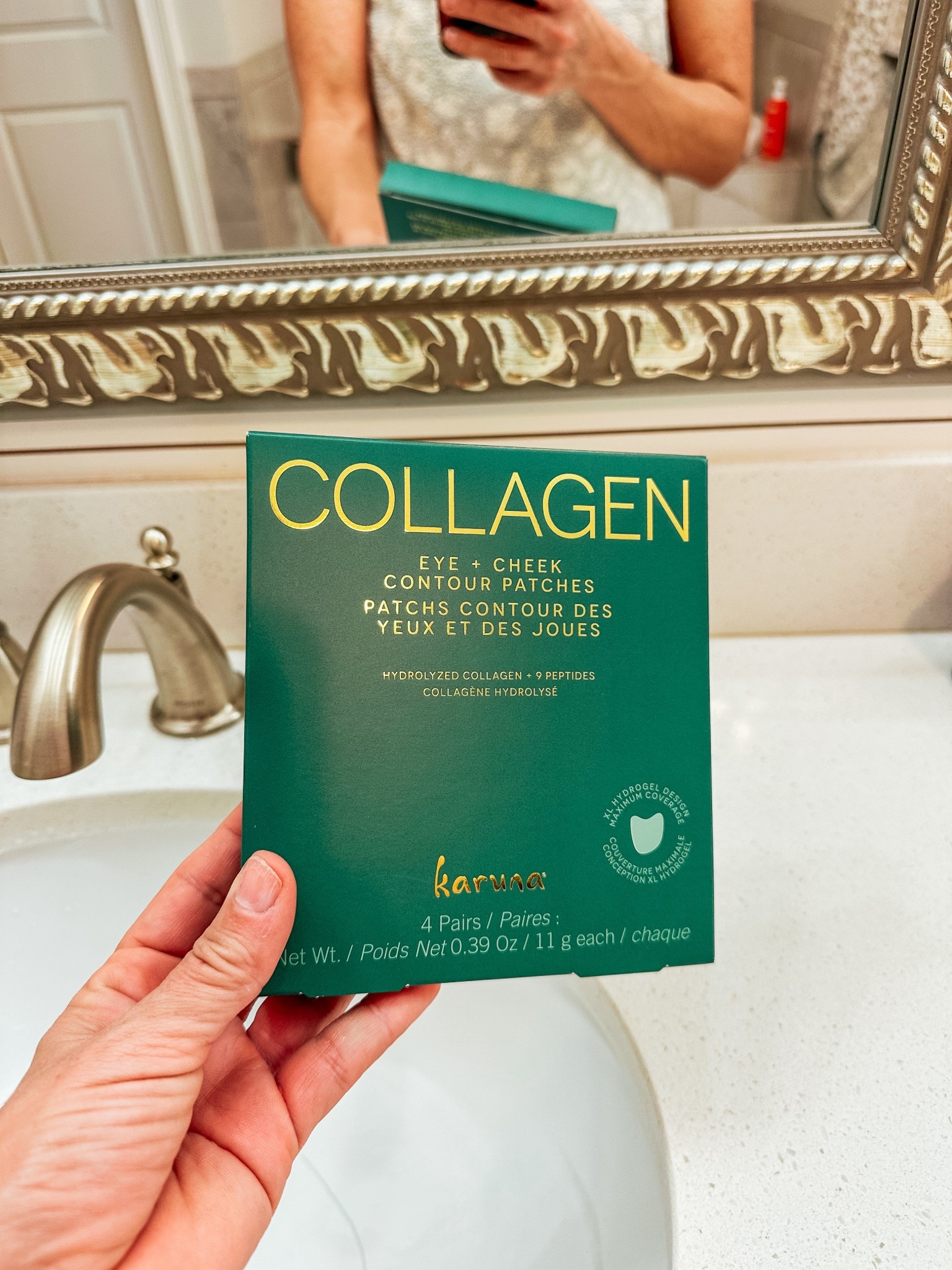Overnight face masks?!?! Have you tried them? With a 5am wakeup call & my hubby out of town, I thought tonight would be a perfect time to try these eye and contour collagen face patches from Karuna Skin. This is my favorite brand for face masks…the fit is perfect and the serums in their masks are the best!

#LTKdayinmylife #LTKOver40 #LTKBeauty