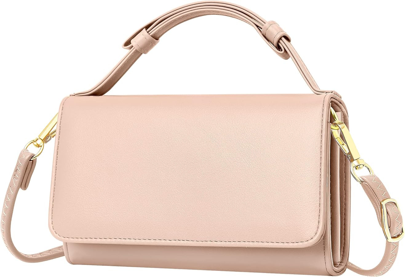 GEEAD Small Crossbody Bags for Women with Card Slots Pu Leather Shoulder Bag Cell Phone Purse | Amazon (US)