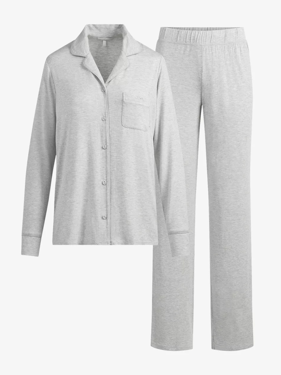 Long-Sleeve Button-Up Modal-Jersey Sleep Set | Selfridges