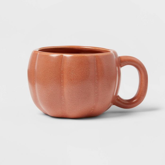 11oz Stoneware Pumpkin Mug - Threshold&#8482; | Target