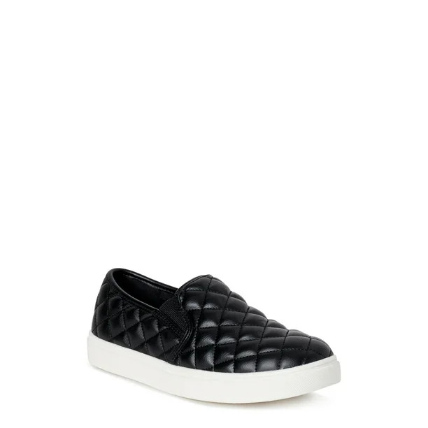 Time and Tru Quilted Twin Gore Slip On (Women's) (Wide Width Available) | Walmart (US)