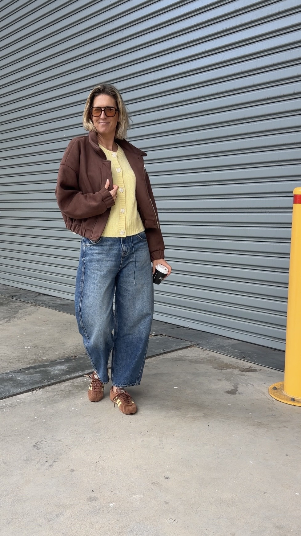 Cool casual, and super comfy (and no black!). PS - both the knit and sneakers are on SALE!

#casualstyle #casualoutfit #barreljeans #jeans @JAG (Australia & New Zealand)

#LTKjeans #LTKwinter #LTKsale