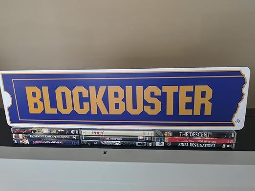 Sign Blockbuster Aluminum Display 6" x 24" | Amazon (US)