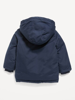 Unisex Hooded Zip-Front Water-Resistant Jacket for Toddler | Old Navy (US)