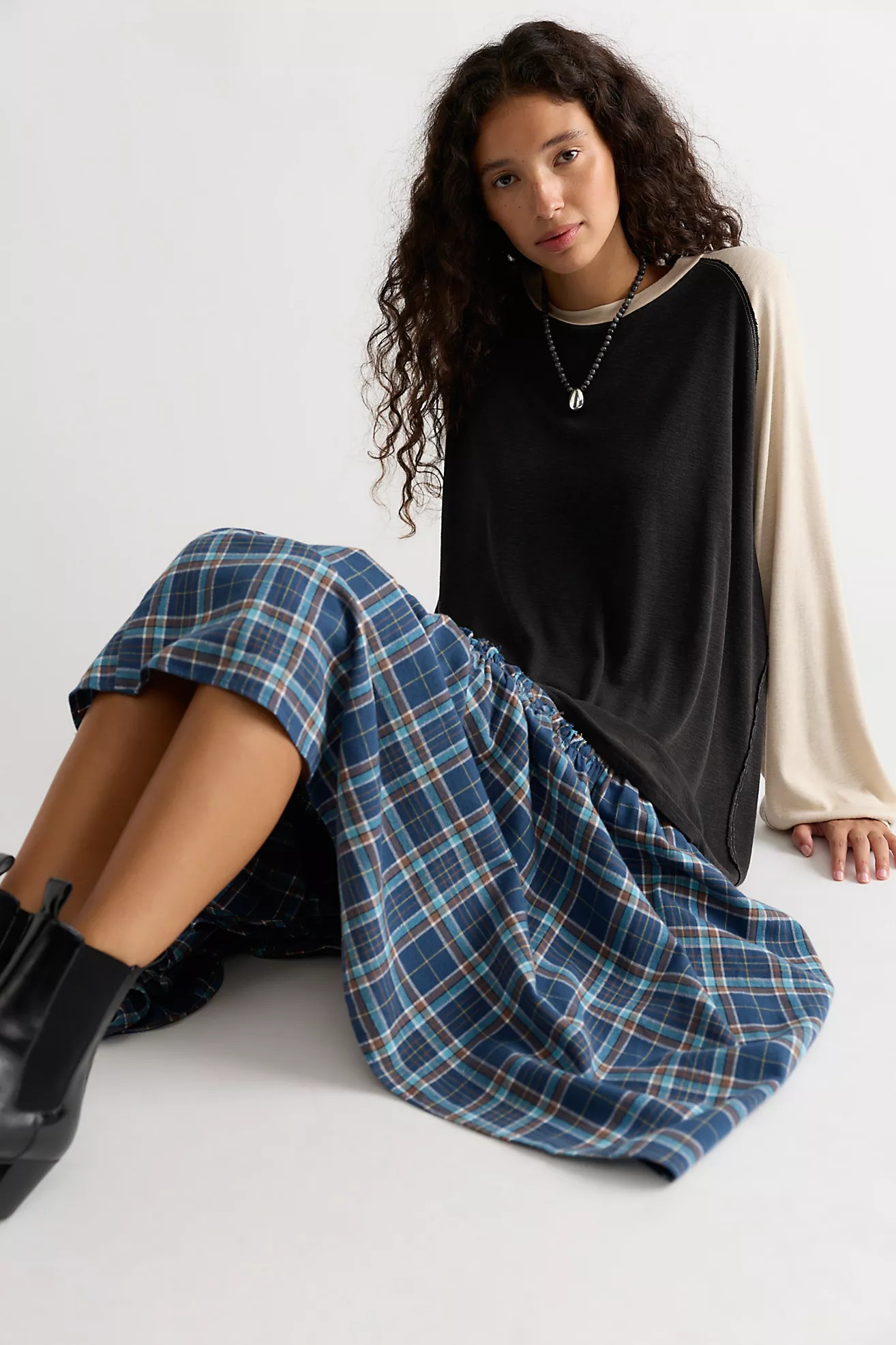 Emberwood Flannel Maxi Skirt | Free People (Global - UK&FR Excluded)