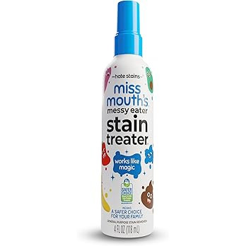 Miss Mouth's Messy Eater Stain Treater Spray - 4oz Stain Remover - Newborn & Baby Essentials - No... | Amazon (US)