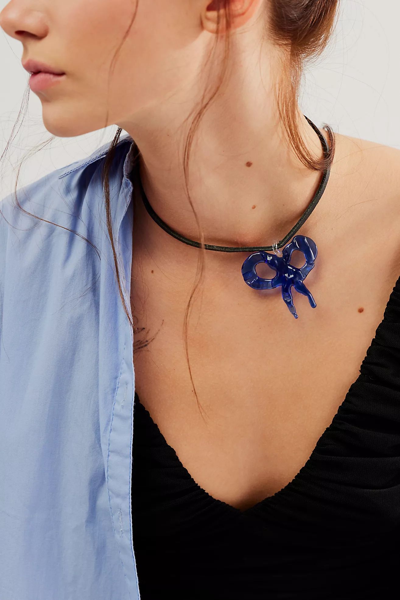Bow Pendant Necklace | Free People (Global - UK&FR Excluded)