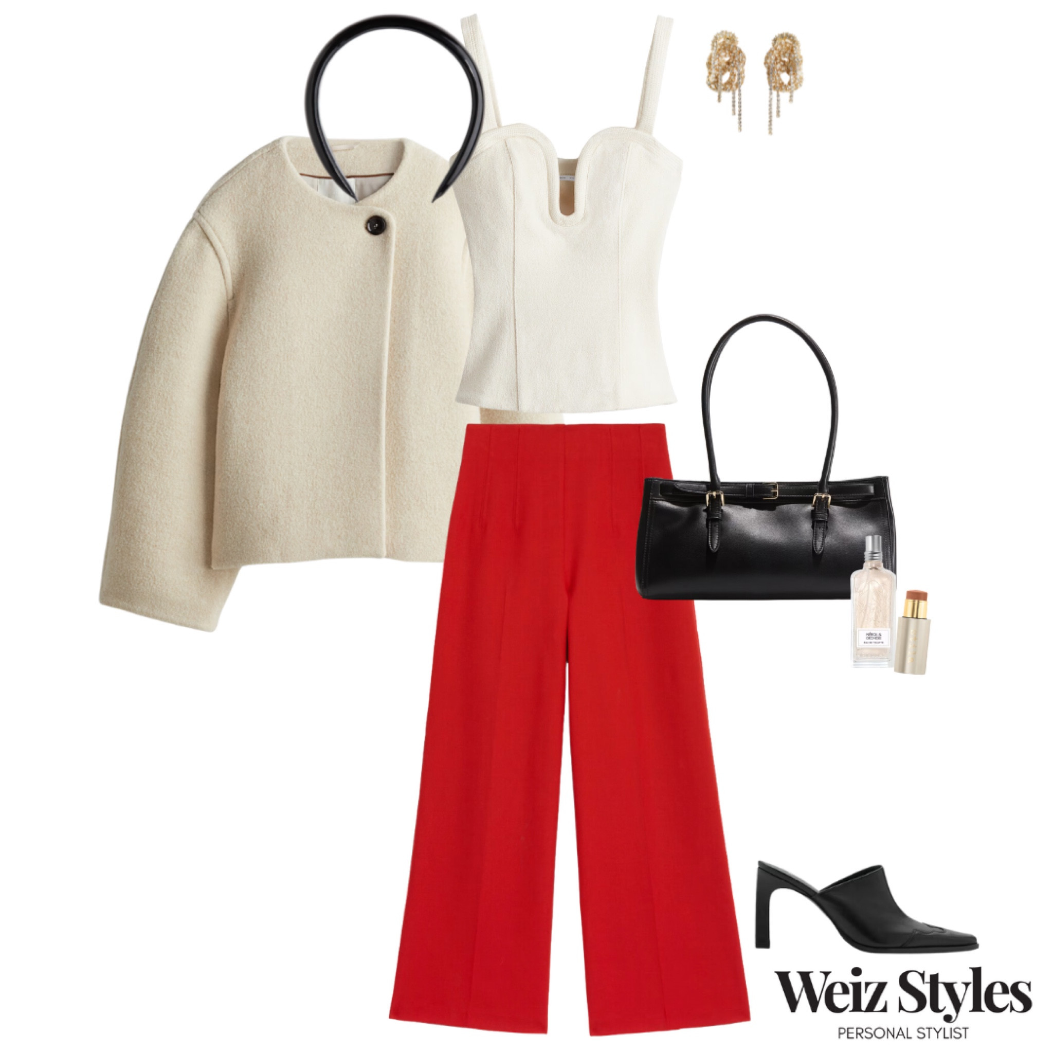 I’m loving the red trouser trend so wanted to show you how to dress them up for the weekend ✨

Head to www.weizstyles.com to find out how I can help you on your style journey 💖

Louise x

Personal stylist, styling, ootd, neutral aesthetic, London, Weiz styles, shopping, outfit of the day, uk, confident, handbag, bag, perfume, fragrance, lipstick, lip, elevate your style, feel good, flat lay, shopping, high street, designer, ltk, autumn, red, trousers, mules, heels, black, white, jacket, autumnal, new season, date night, party, weekend, brunch, social, special outfit, dress up, parties, hair band, alive band, mixed metal, earrings, black handbag, lipstick, lippy, lip, colour, pop of colours, mules, chic, elegant, elevated, wow, stunning, fab, fabulous, womenswear, statement, trend, trendy 

#FashionMonth #LTKautumn #LTKuk