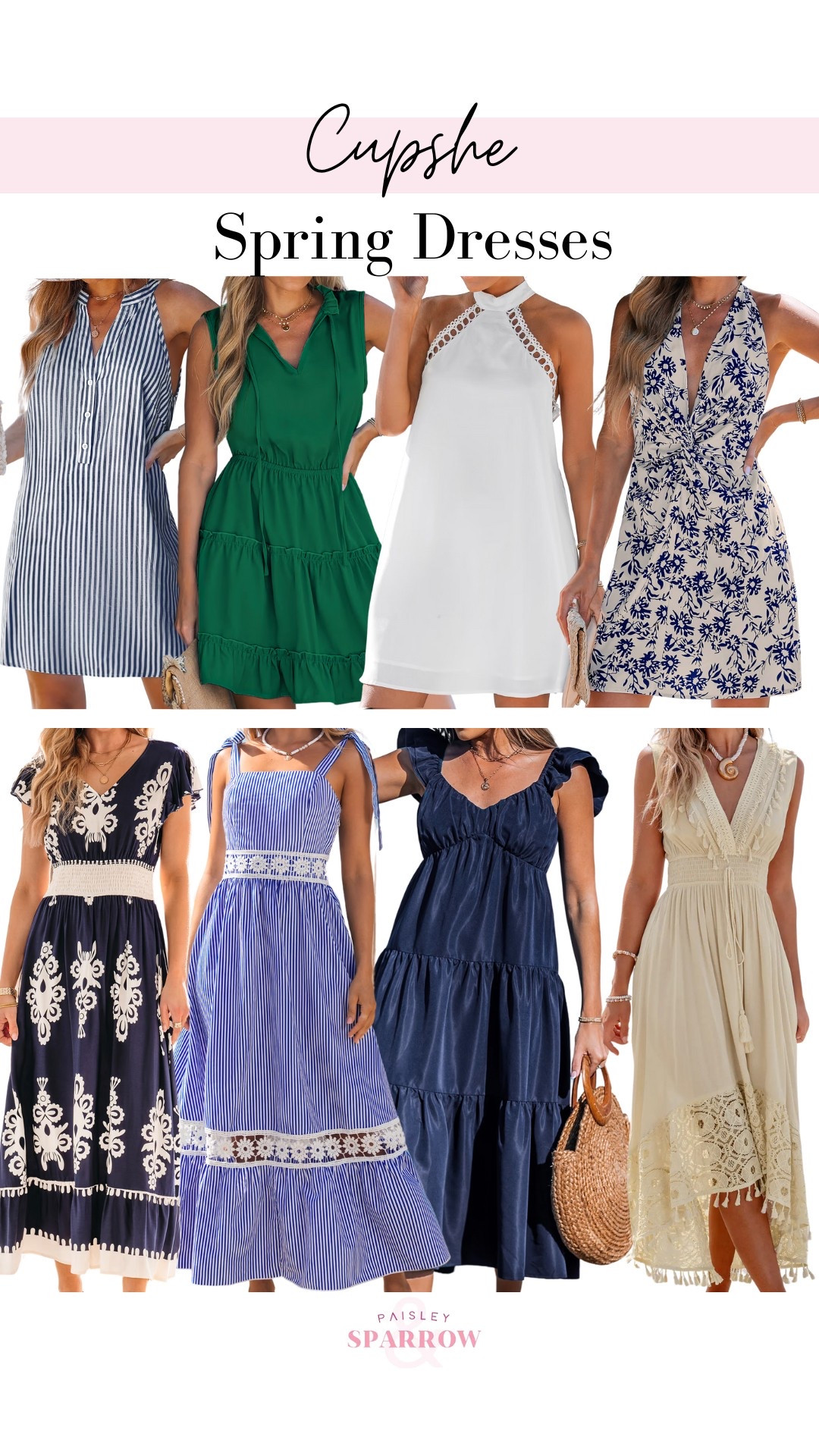 Spring dresses inspo from Cupshe.

Spring dresses  spring fashion  spring look  women's fashion  women's look  women's style  floral dress  midi dress  Cupshe



#LTKStyleTip #LTKSeasonal