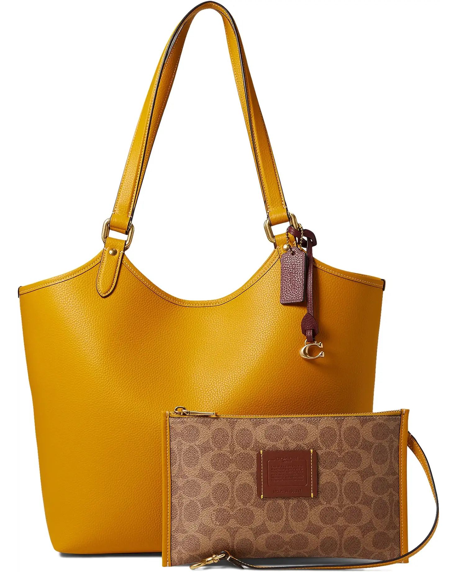 Polished Pebble Leather Day Tote | Zappos