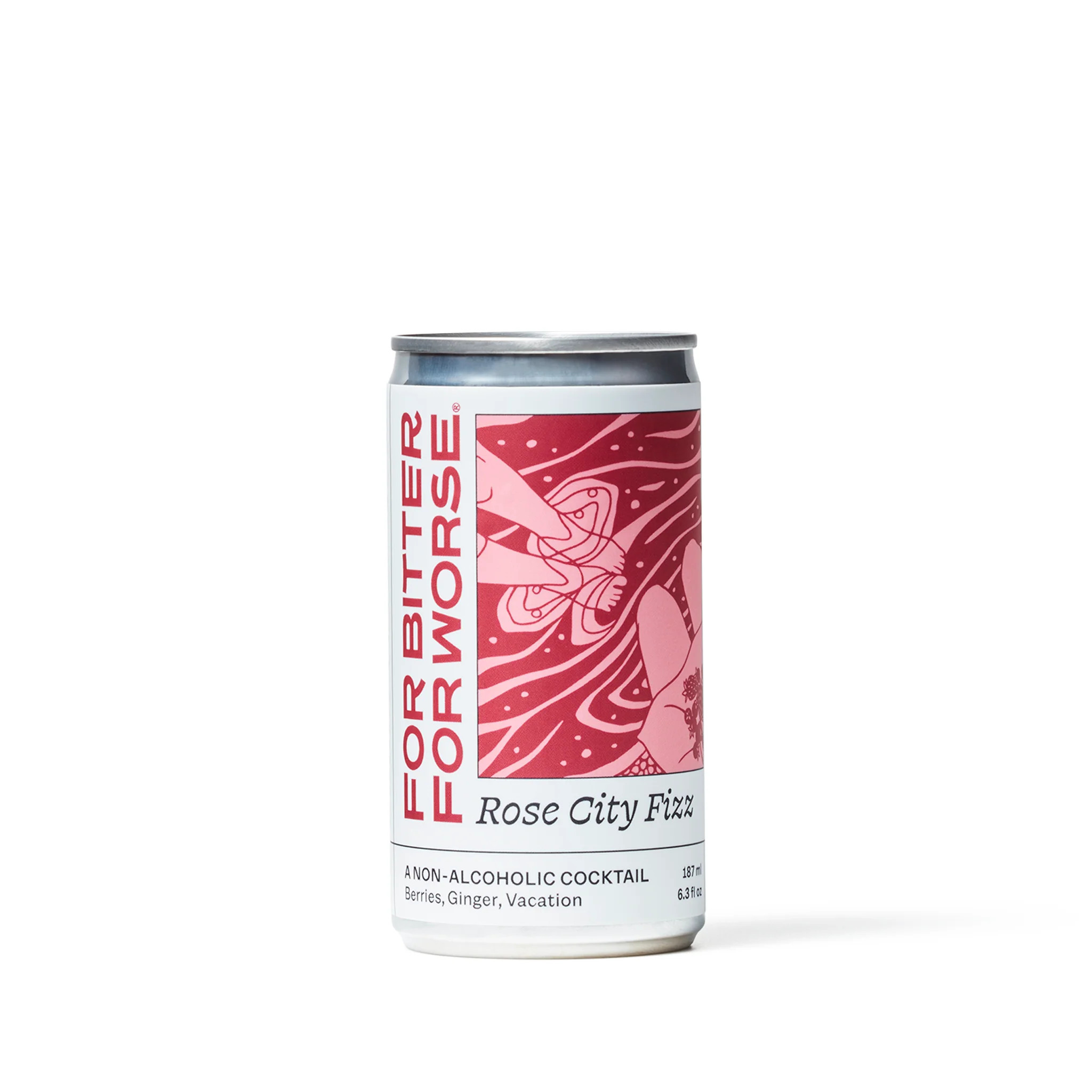 For Bitter For Worse - Non-Alcoholic Rose City Fizz - Single Can | Boisson