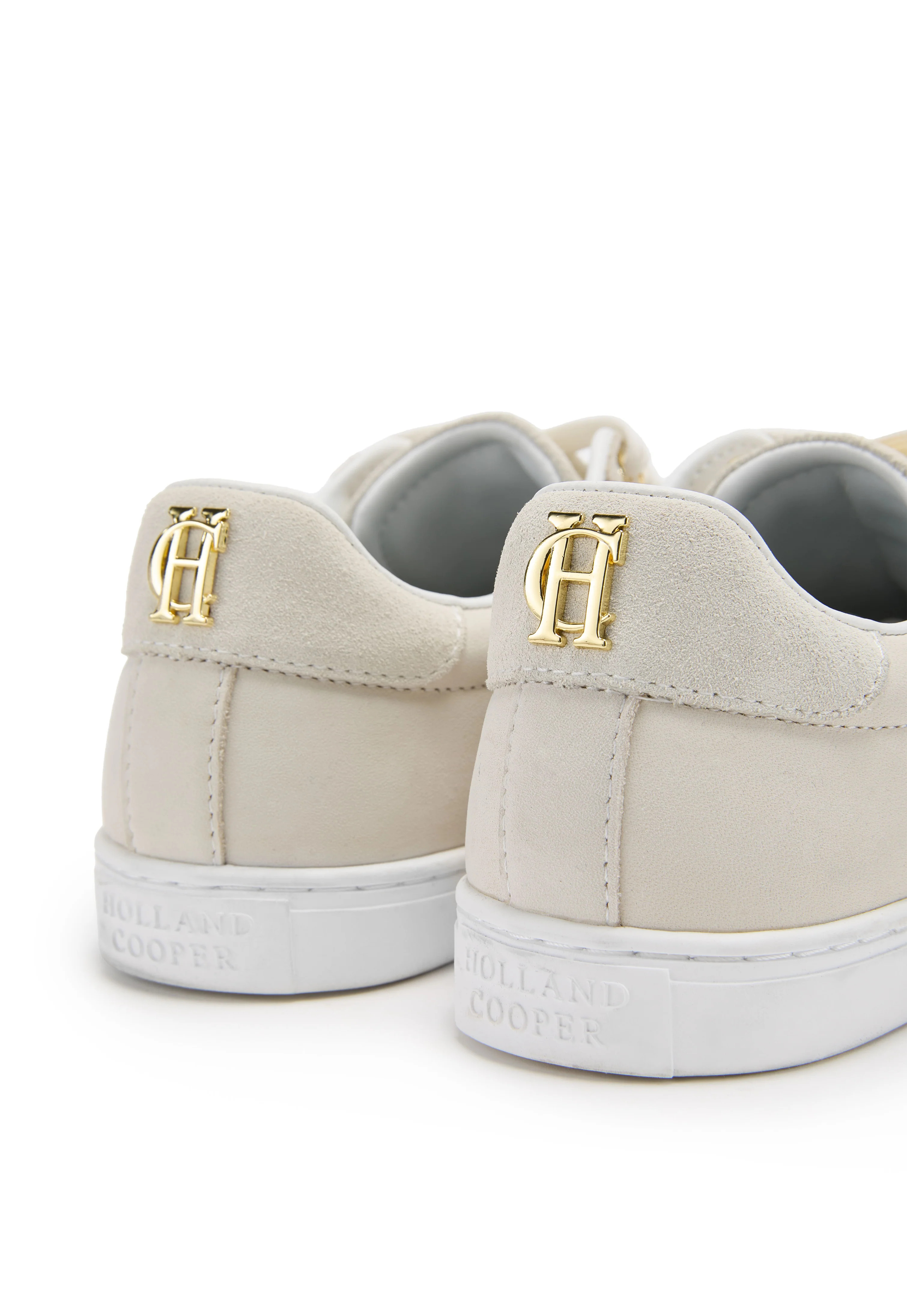 Knightsbridge Court Trainer (Taupe) | Holland Cooper