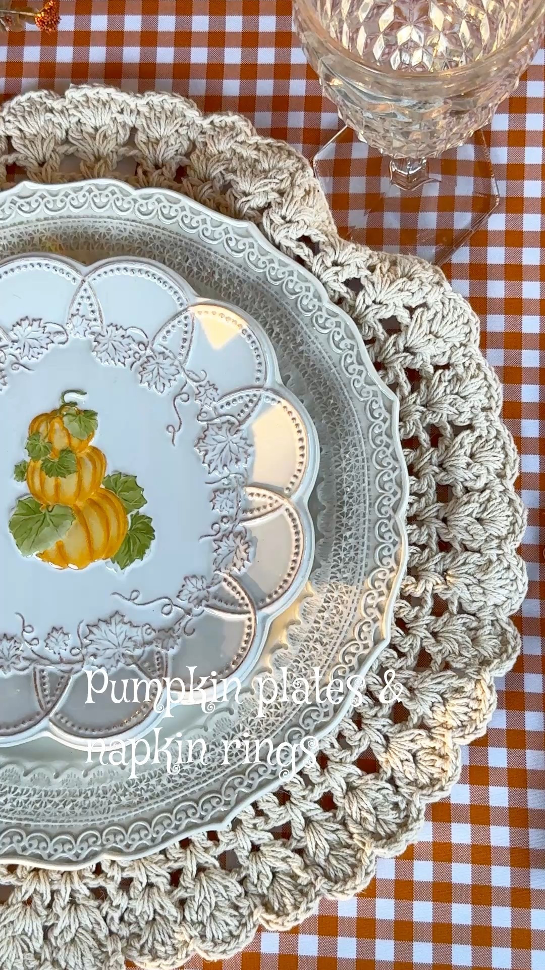 Pumpkin plates & pumpkin napkin rings 

Discount Code: JOY15 for 15% off all Mud Pie items until 12/15/25

Fall home decor, pumpkin decor, tablescape, table decor 

#LTKSeasonal #LTKHome #LTKFindsUnder50