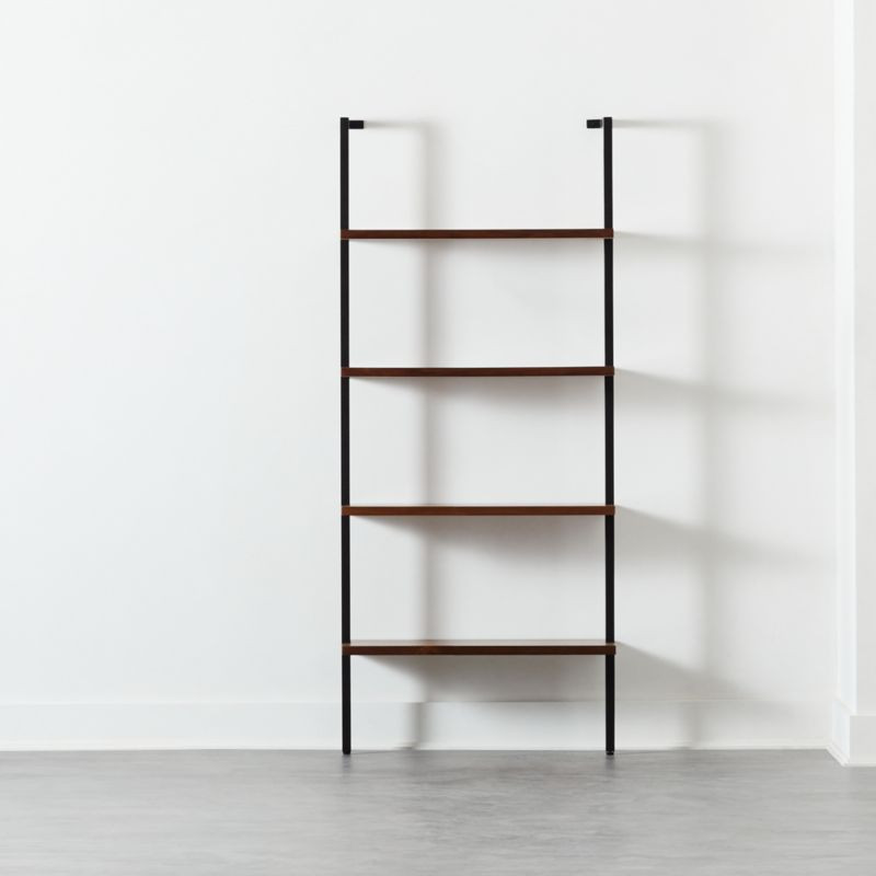 Helix 70" Walnut Bookcase + Reviews | CB2 | CB2