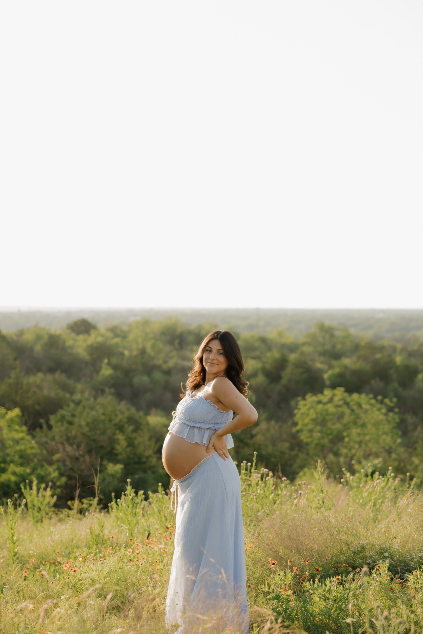 The most perfect set for maternity photos! It was so flattering for my bump. I’m wearing a L in both the top and skirt :) #maternity #maternityphotos #maternitypictures #bumpstyle #bumpfriendly

#LTKmomlife #LTKootd #LTKBump