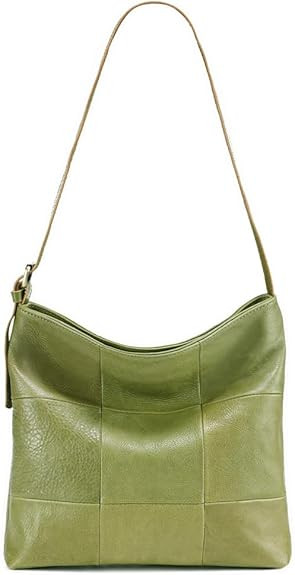 Women Soft Leather Hobo Handbag, Genuine Leather Purse with Shoulder Strap | Amazon (US)