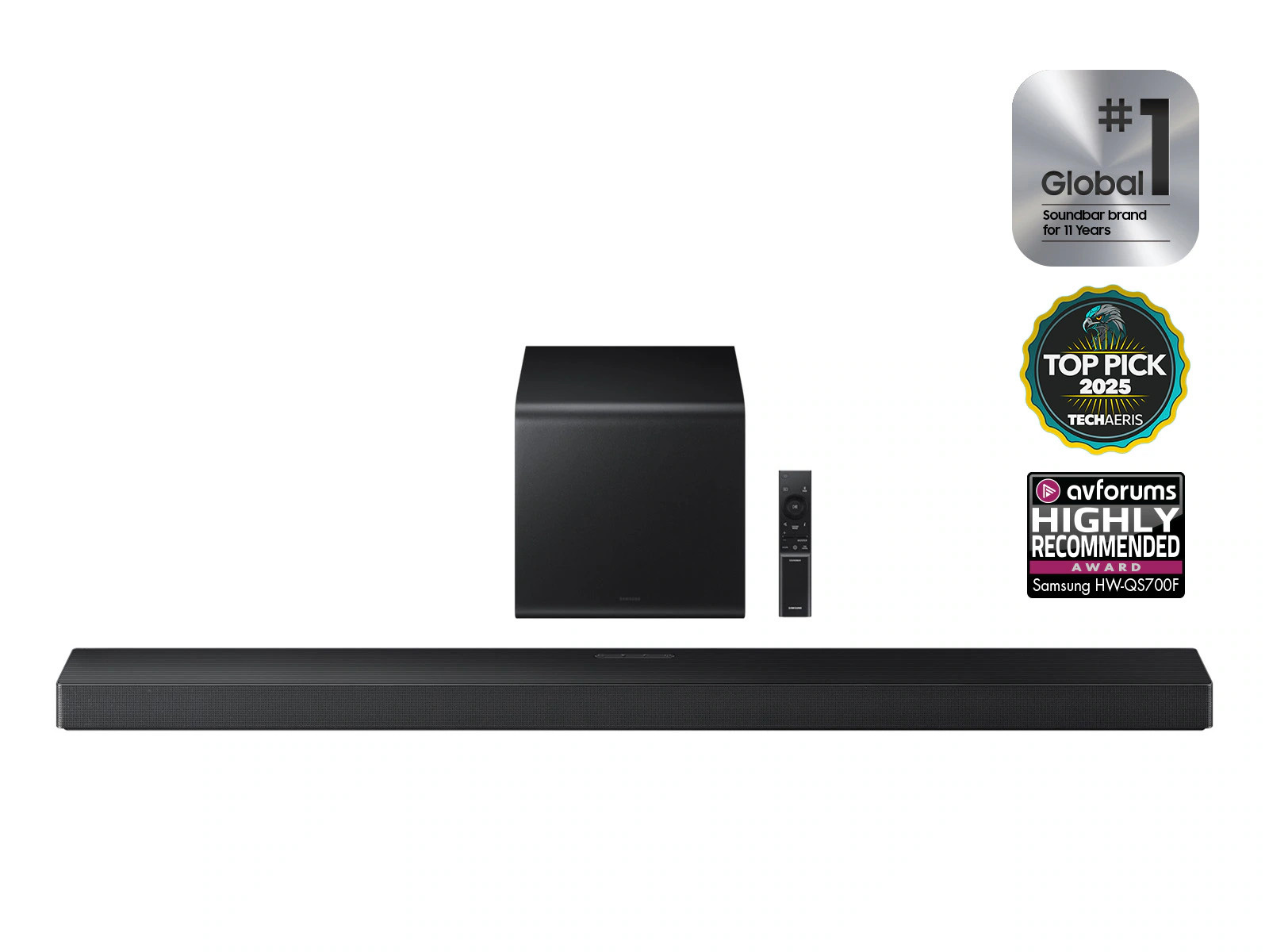Q-series Soundbar with Subwoofer 3.1.2 ch - HW-QS700F | Samsung US | Samsung