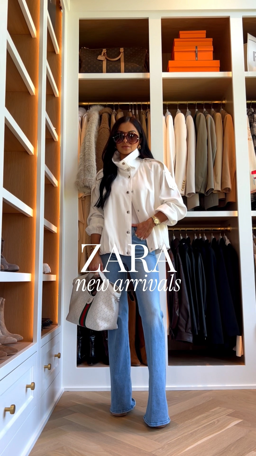 Zara new arrivals 
Wearing an XS/S
Mother denim wearing a 23
Citizens jeans wearing a 23
Gucci Giglio bags in size small
Amazon sunglasses

#LTKOver40 #LTKmomlife #LTKootd