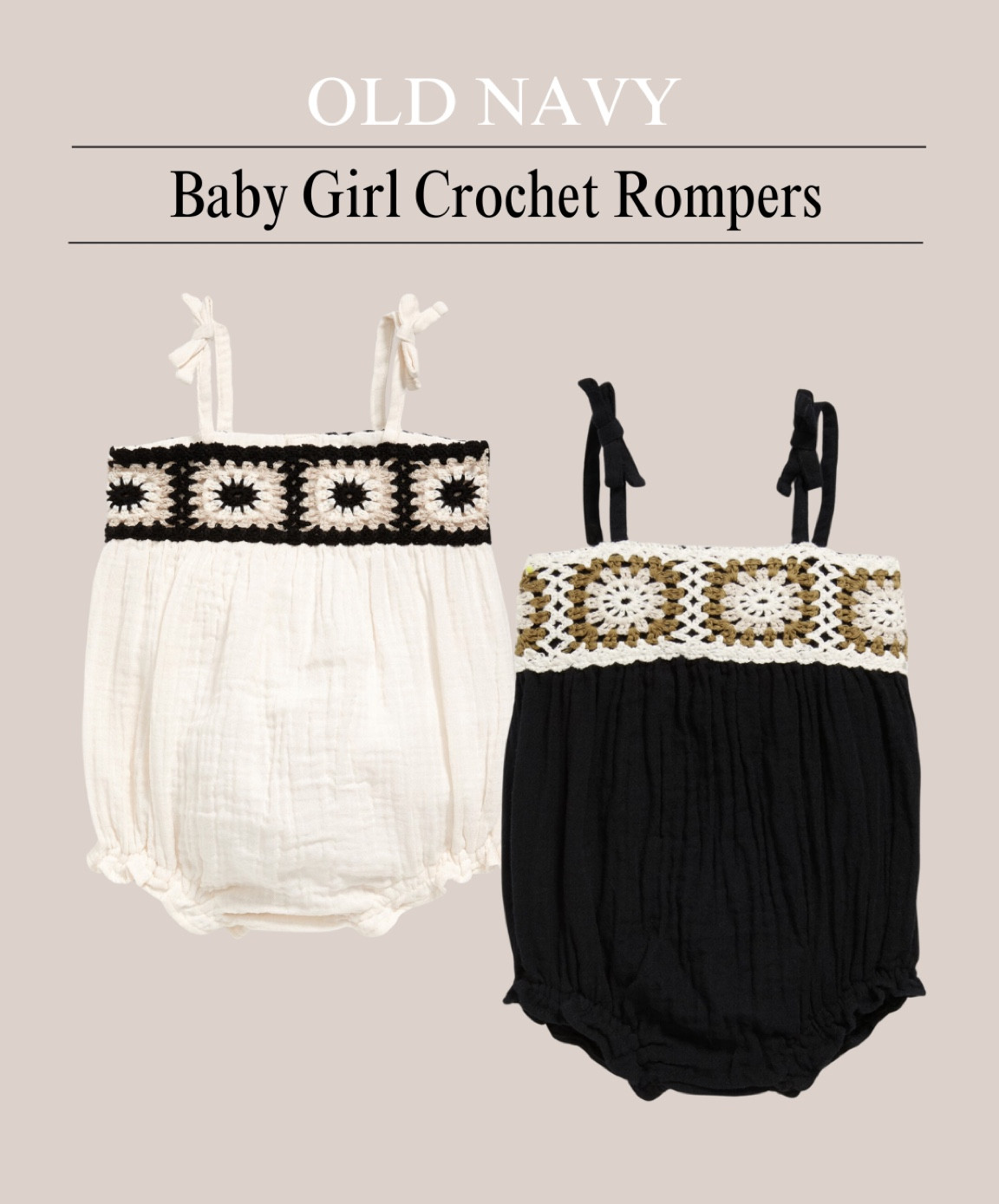 The cutest boho crochet baby girl rompers on sale 😍

#LTKSaleAlert #LTKBaby #LTKBump