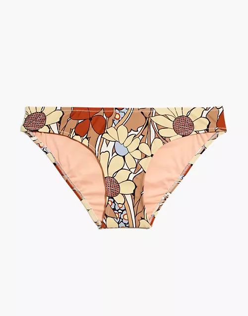 Madewell Second Wave Classic Bikini Bottom in Daydream Floral | Madewell