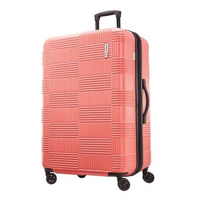 American Tourister 20" Checkered Hardside Carry On Spinner Suitcase | Target