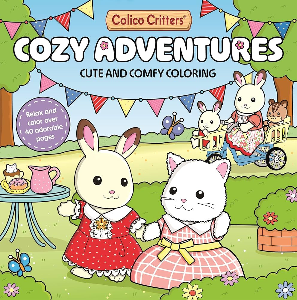 Calico Critters: Cozy Adventures Coloring Book: Cute and Comfy Coloring for All Ages | Amazon (US)