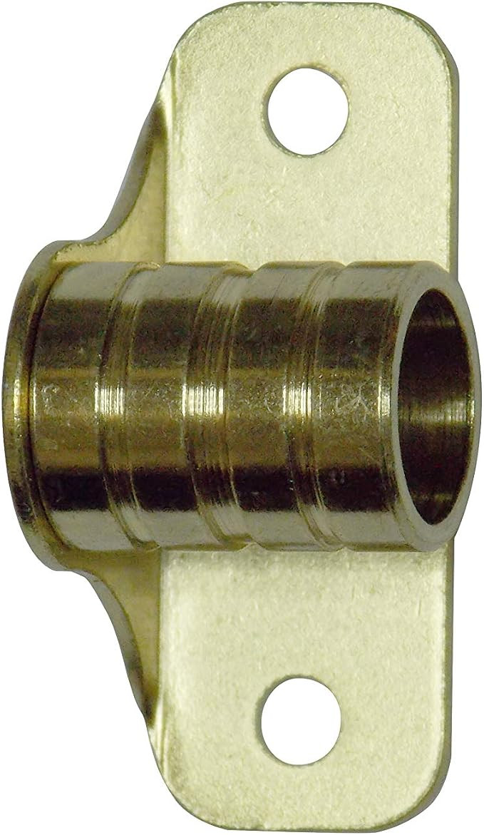 Shade Doctor of Maine 3/8" Rodding Outside Mount Rod Brackets - Brass Plated - One Pair | Amazon (US)