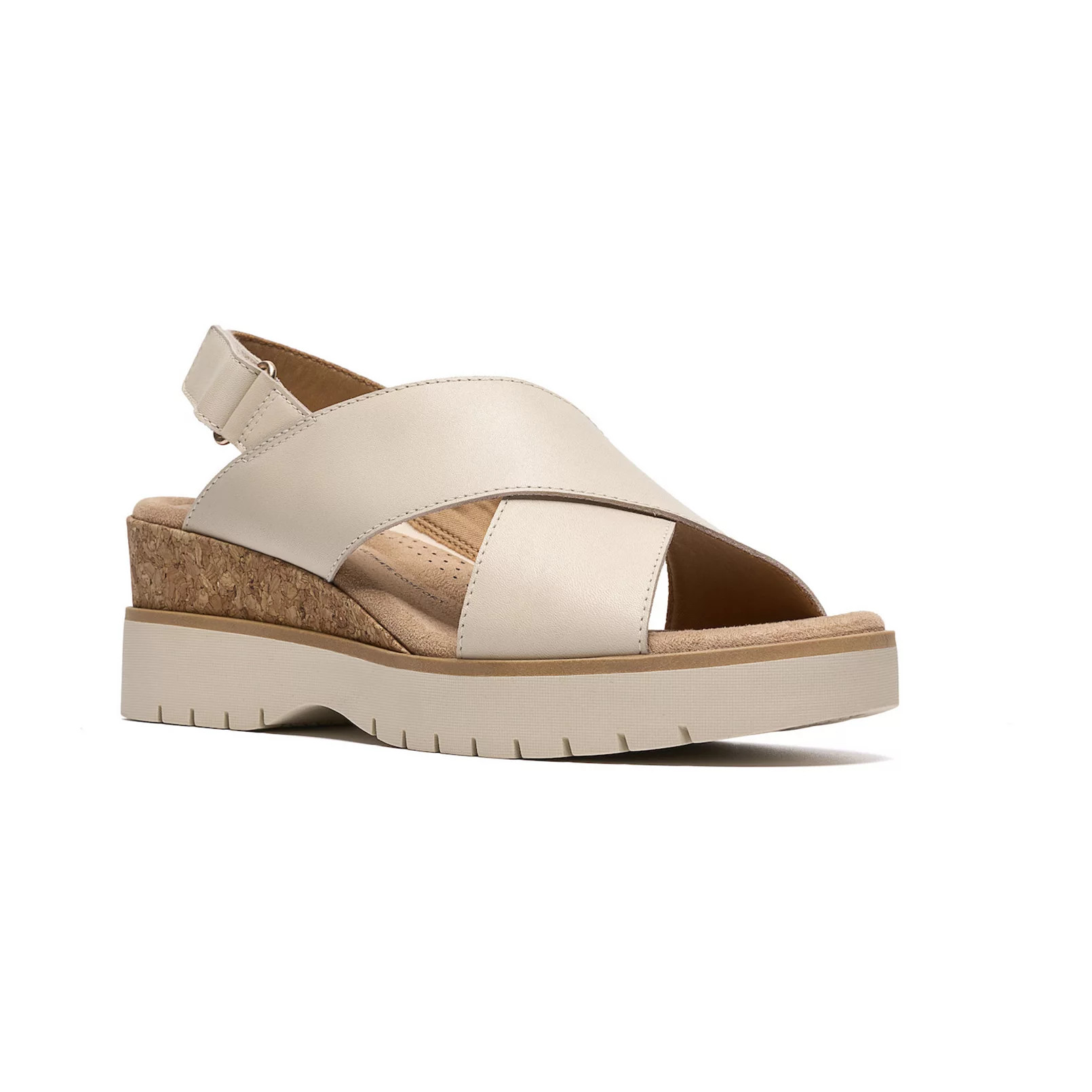Clarks® Diaz Cross Women's Leather Slingback Sandals | Kohl's