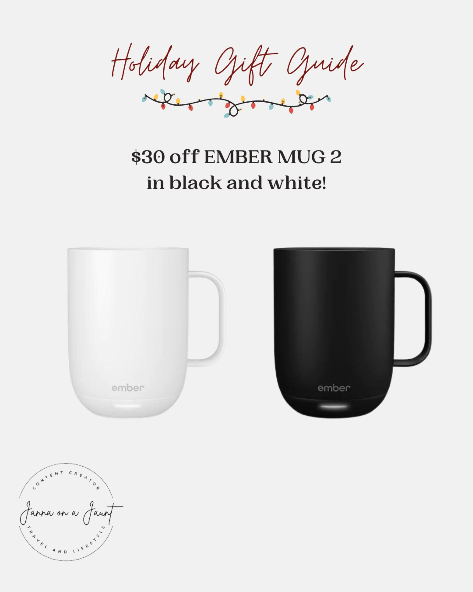 EMBER MUG SALE! $30 off. I use mine all the time and I love it! 

#LTKGiftGuide #LTKhome #LTKCyberweek