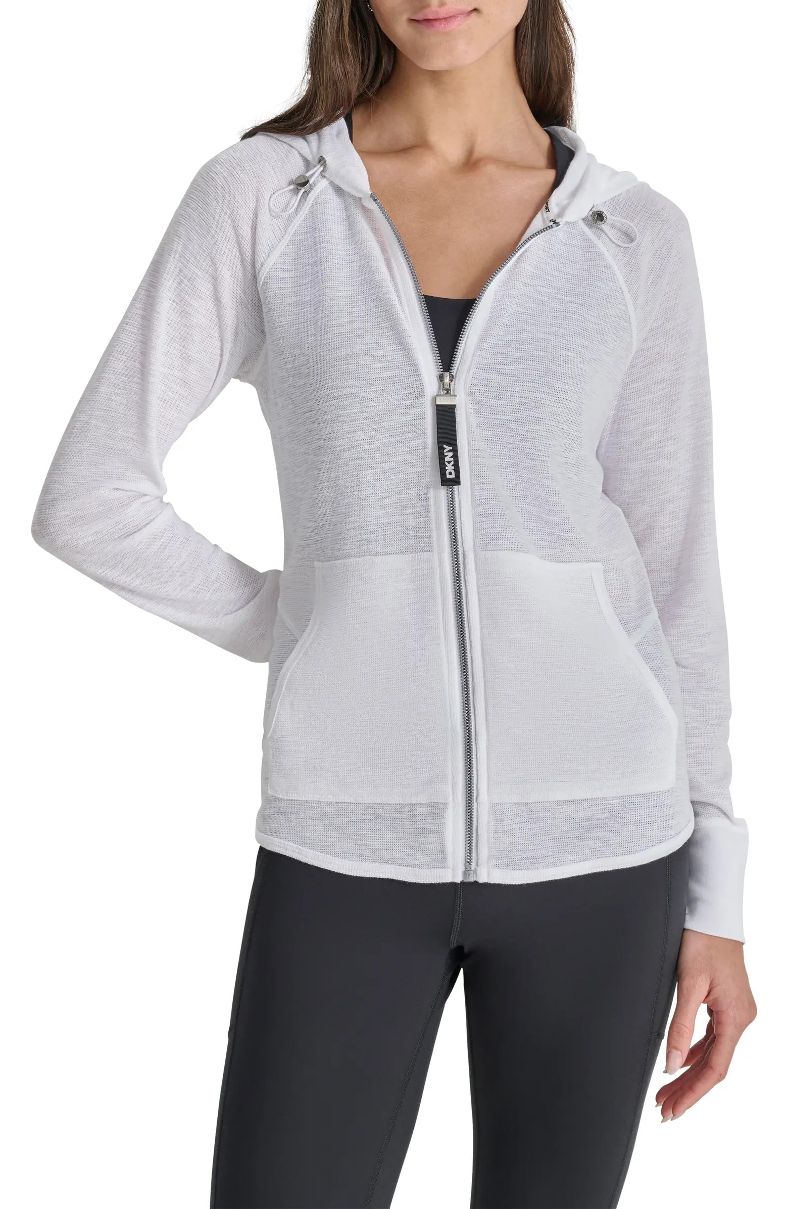 Slub Waffle Knit Zip Hoodie | Nordstrom Rack