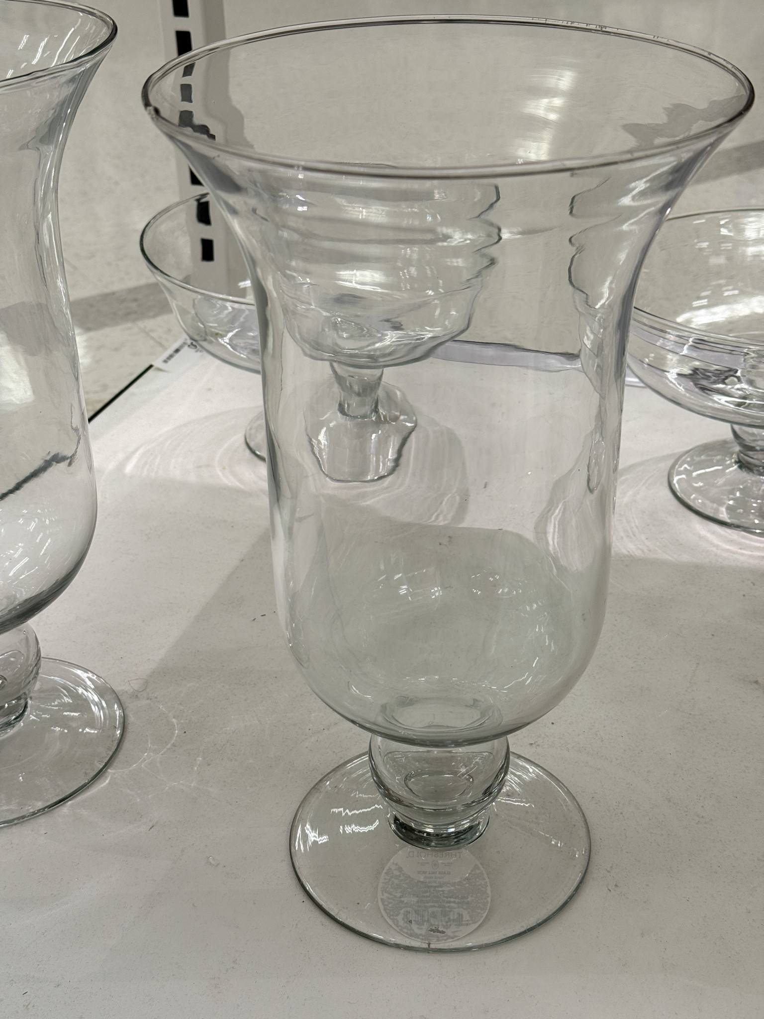 Tall glass footed vase 

#LTKHome #LTKSeasonal #LTKMothersDay