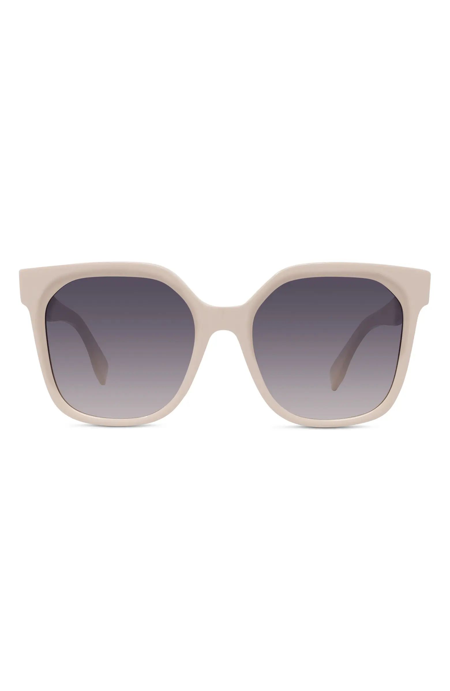 55mm Gradient Square Sunglasses | Nordstrom