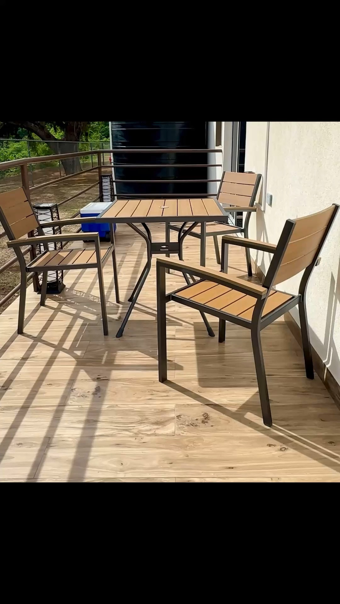 Can we talk about this patio set? ☀️✨ I spotted it during my stay at an Airbnb and instantly fell in love. The perfect spot for morning coffee, sunset chats, or simply relaxing outdoors. Stylish, comfortable, and exactly the kind of outdoor setup that makes you want to spend all day outside.

Shop similar patio sets and outdoor favorites in my LTK! 🤍

#LTKHome #LTKFinds #LTKCreator #PatioSet #OutdoorLiving #PatioDecor #BackyardInspo #OutdoorFurniture #HomeInspo #OutdoorSpace #PatioGoals #BackyardDecor #SummerLiving #HomeDecor #OutdoorEntertaining #AmazonHome #AmazonFinds #VacationInspo #AirbnbFinds #LTKStyleTip