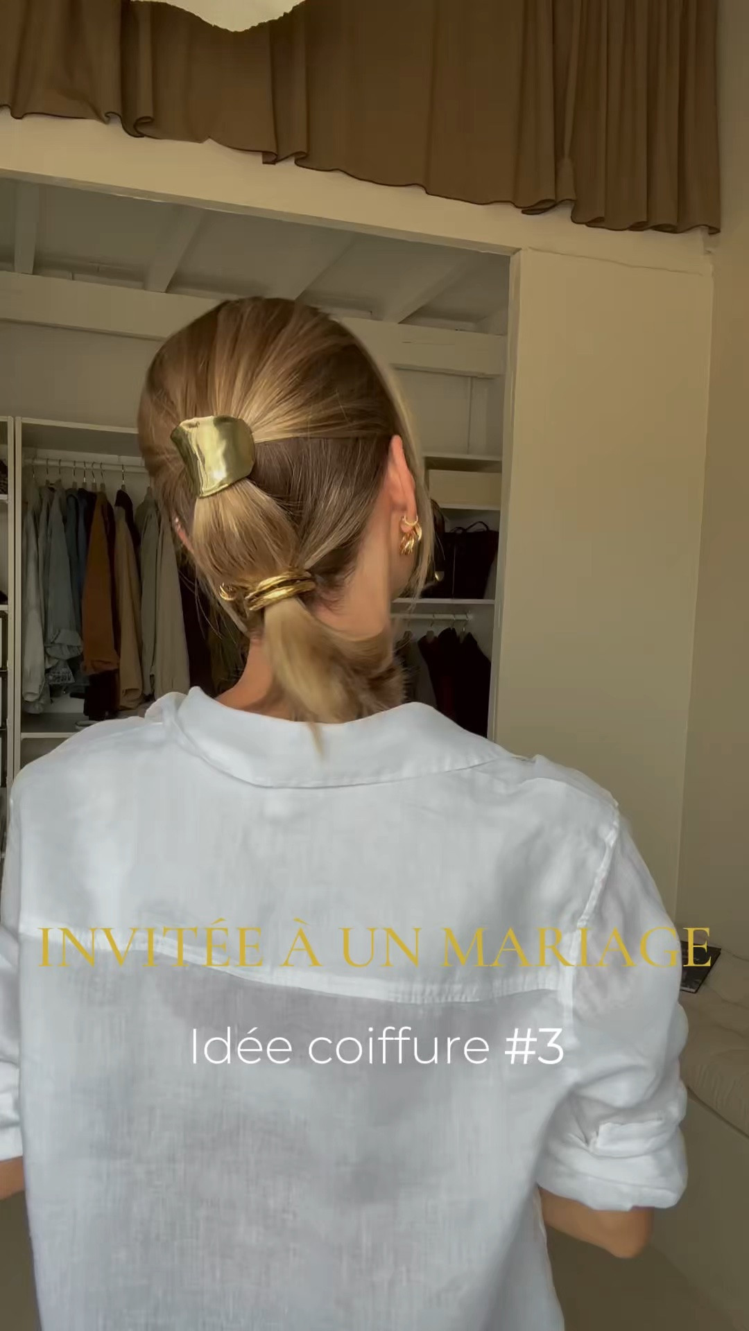 Une coiffure simple et élégante parfaite pour un mariage, une cérémonie ou une occasion spéciale.

#LTKfrance #LTKeurope #LTKsummer