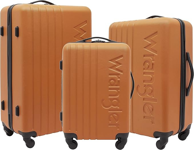 Wrangler Quest Luggage Set, Maple Autumn, 3 Piece Set (30"/26"/22") | Amazon (US)